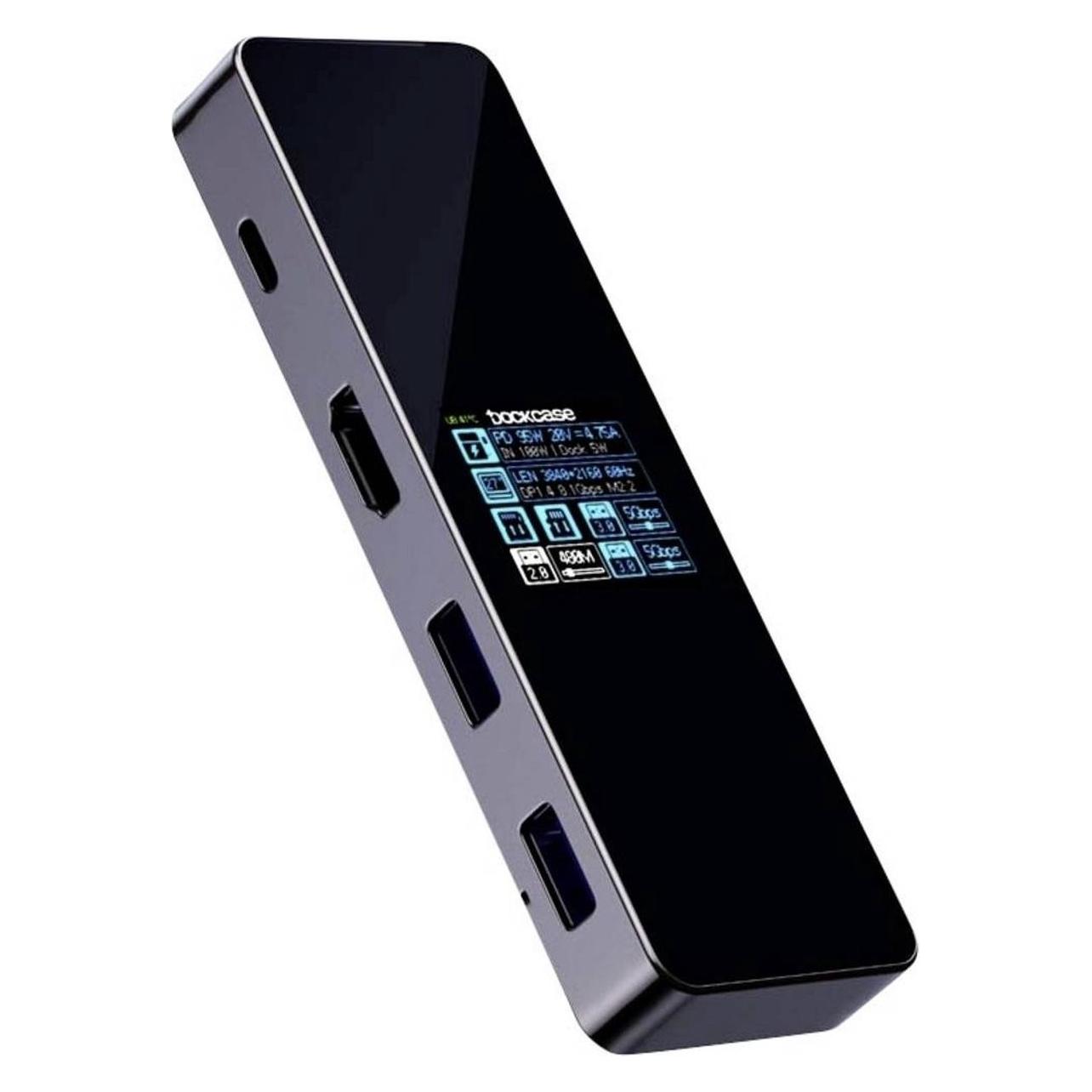 Dockcase USB-C Dockingstation Universal integriertes Display, inkl. Ladefunk (USB-C, 7 Ports) (DPR71S-AG)