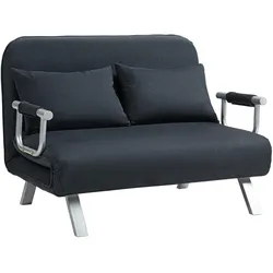 2-SITZER Sofa mit Schlaffunktion, Schlafsofa mit Verstellbarer Rückenlehne