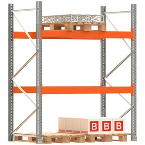 Regalwerk Palettenregal ARTUS, für 6 Paletten, 3 Ebenen, 3000kg Fachlast, 2,5 x 1,9m