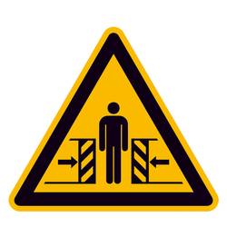SAFETYMARKING Warnschild Quetschgefahr Aluminium 200 mm ISO 7010 1 St. 11.0265