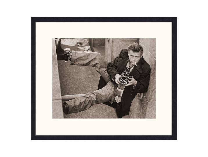 Bild James Dean Rahmen: Massivholz Buche, lackiert Abdeckung: Plexiglas Multicolor 52 x 62cm