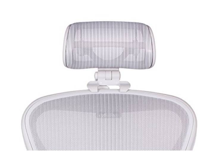 Engineered Now Die Originale Kopfstütze für den Herman Miller Aeron Stuhl H3 Mineral Farben und Maschenbildungen passen zu dem umgestalteten Aeron Stuhl 2017 und neueren Modellen.
