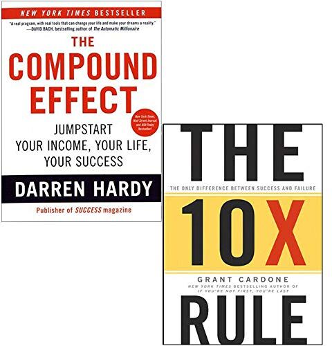 John Murray/Wiley The Compound Effect, The 10X Rule [Hardcover] 2 Books Collection Set