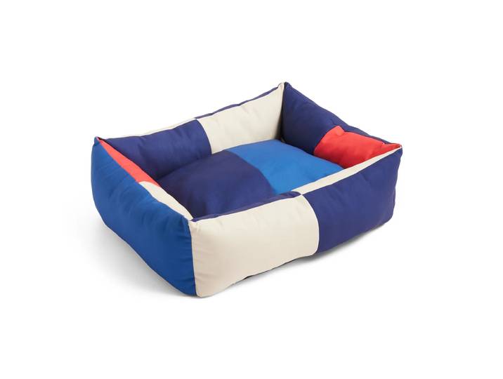 HAY - Hundebett, M, rot / blau