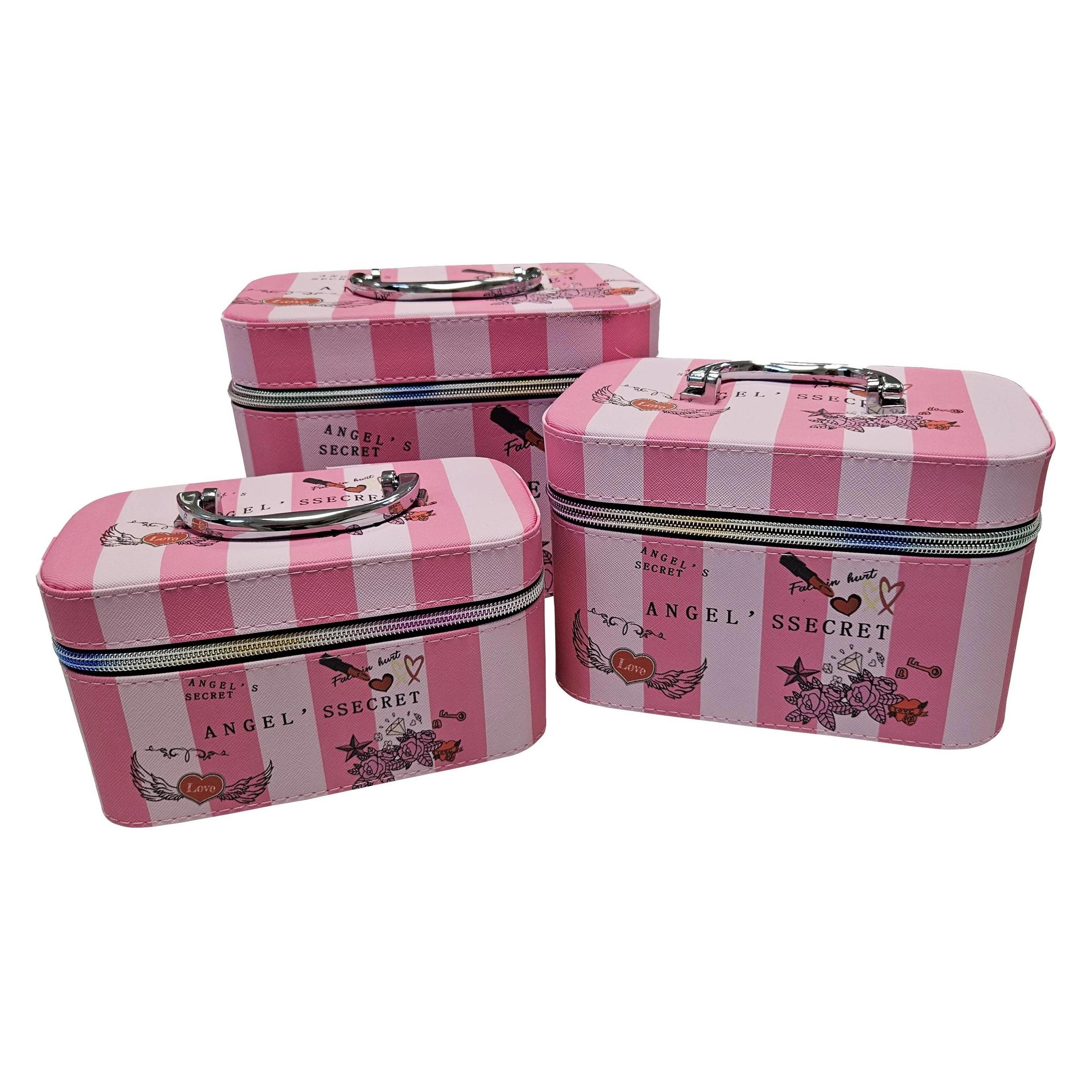 Extralink Lifestyle Damen-Kosmetiktasche Organizer Koffer Für Kosmetik 3in1 245 (Extralink)