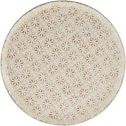 Speiseteller EMILIANA PEACH (DH 28x3 cm) - gelb - DH 28x3 cm