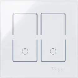 Kopp 852002010 HKi8 - Glas-Sensor, 1-fach, für Serienschalter, Farbe: weiß