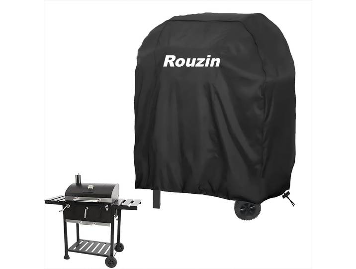Grillabdeckung 420D Gasgrill Abdeckung Winterfest 117x66x117cm Wasserdicht