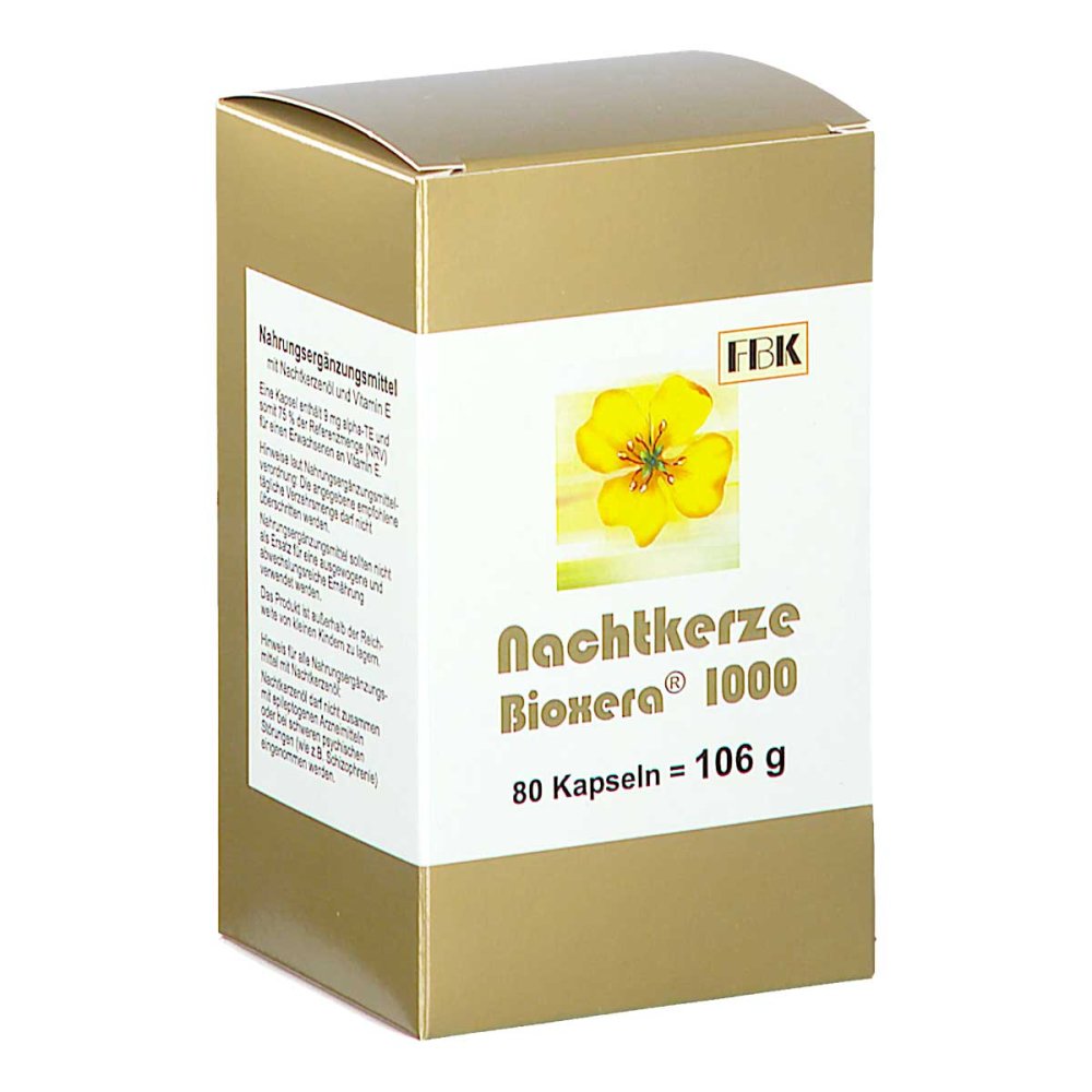 FBK-Pharma GmbH Nachtkerze Bioxera 1000 Kapseln 08921610