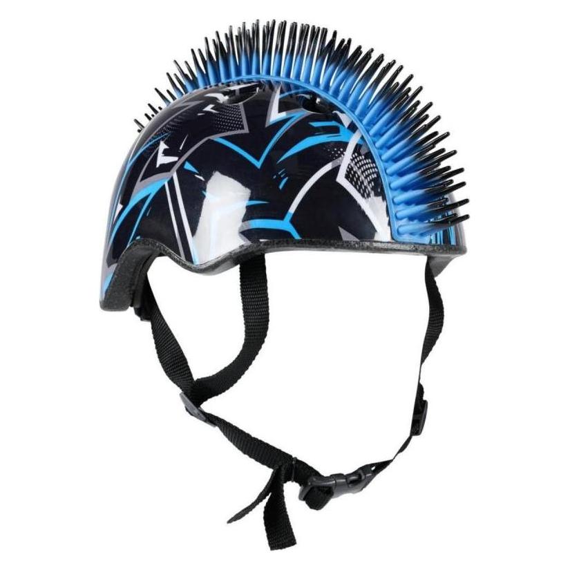 No Fear KASK ROWEROWY DZIECIĘCY REGULOWANY MOHAWK R.(48-52CM) BLACK/ BLUE (48 - 52 cm) (67416699)