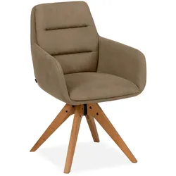 MAISON Stuhl Waco 5 Mikrofaser Brown