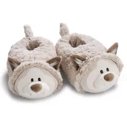 NICI Hausschuhe Schneekatze Junge Größe 38-41