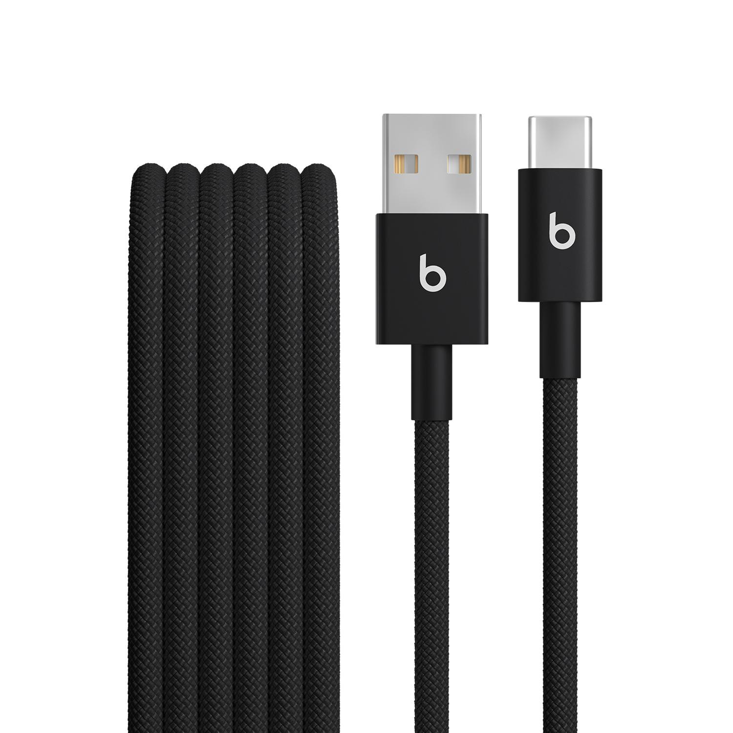 Beats USB-A zu USB-C gewebtes Kabel 1.5 m Bolt Black MDGG4ZM/A