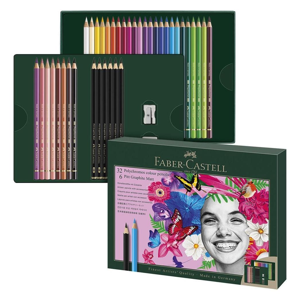 Faber-Castell Polychromos & Pitt Graphite (40x) (210053)