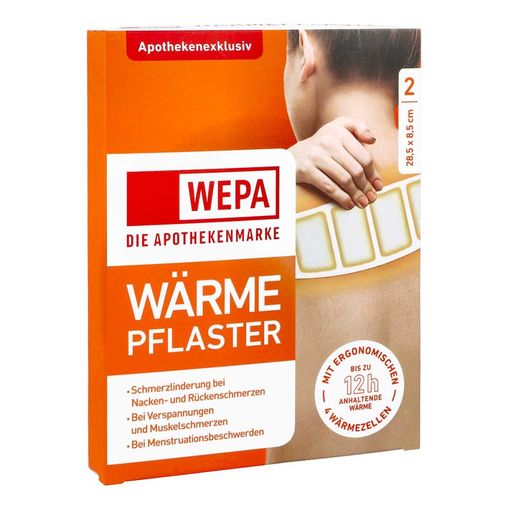 WEPA Apothekenbedarf GmbH & Co KG Wärmepflaster Nacken/Rücken 8,5x28,5 cm Wepa 11678320