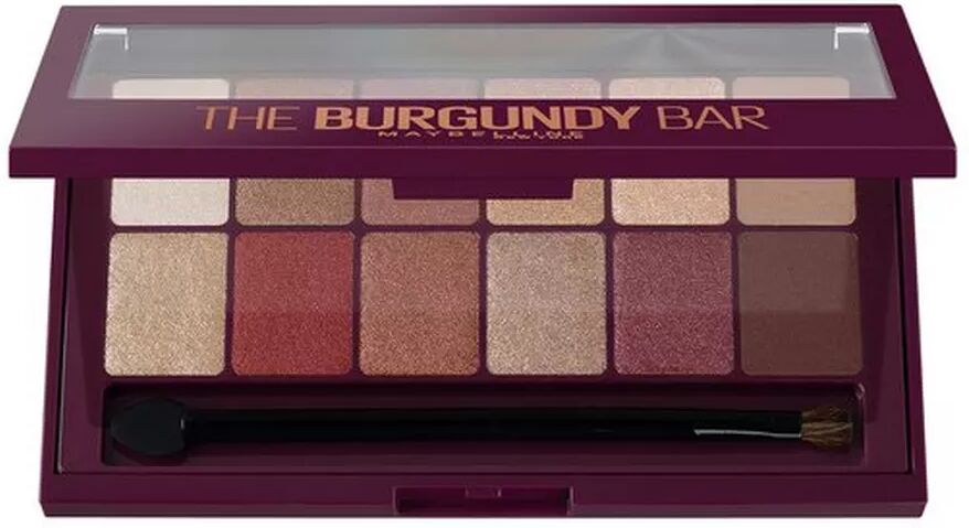 Maybelline - Lidschattenpalette Eyestudio The Burgundy Bar, One Size, multicolor
