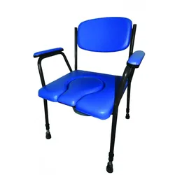 ANTAR Toilettenstuhl blau