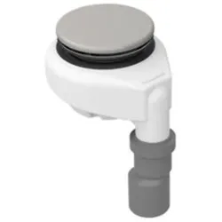 BetteFloor Ablaufgarnitur, senkrecht, Ablaufleistung 0,6 l/s, mit BetteAntirutsch Pro, B573-410AY, Farbe: Silver
