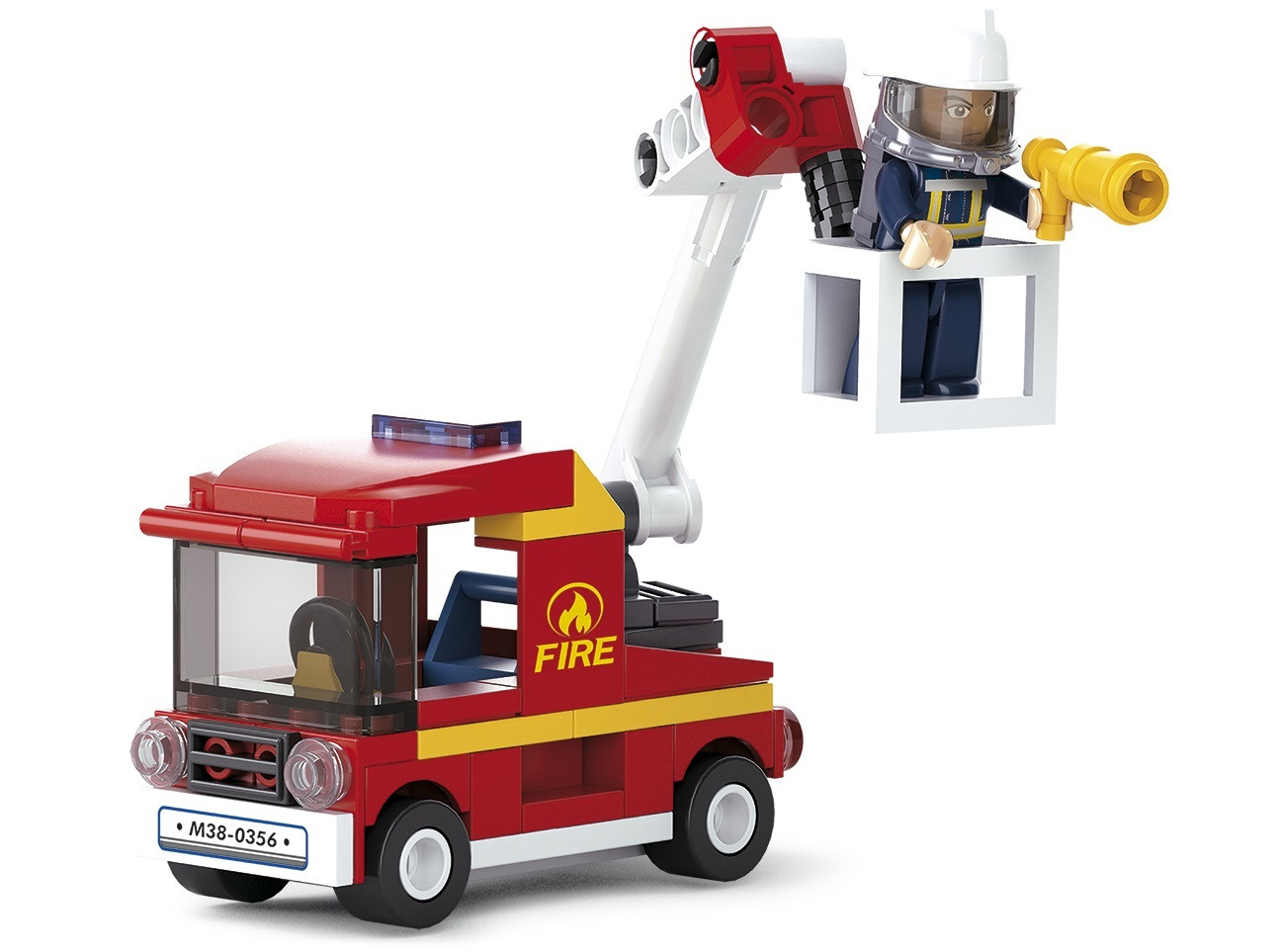 Sluban Torro Bouwstenen set - Brandweerwagen