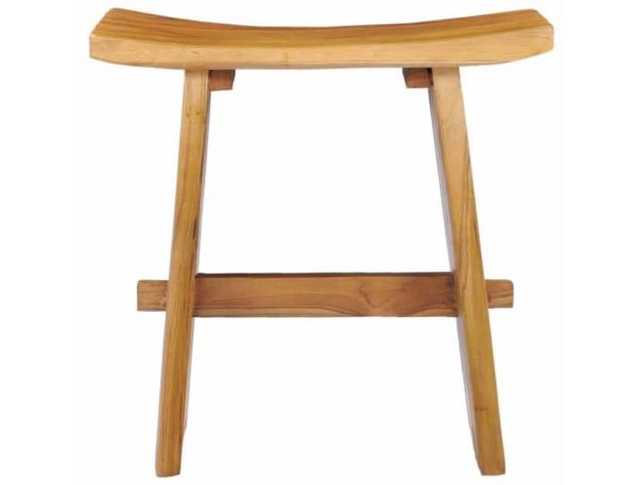 GKHPYURE Tabouret en Bois de Teck Massif 50 x 30 x 50 cm Bois de teck massif, artisanale fabrication, assise 3,5 cm, hauteur 47,5 cm, charge 110 kg
