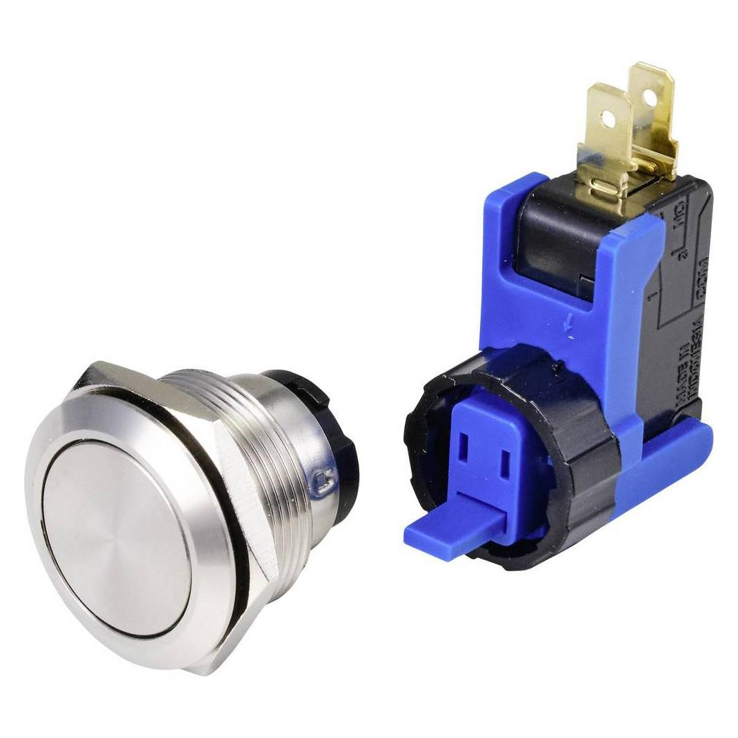 Tru Components Drucktaster mit Microschalter 22 MM (TC-9201348)