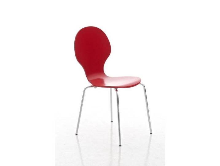 Chaise empilable - CLP - DIEGO - Ergonomique - Bois - Métal - 12 couleurs disponibles