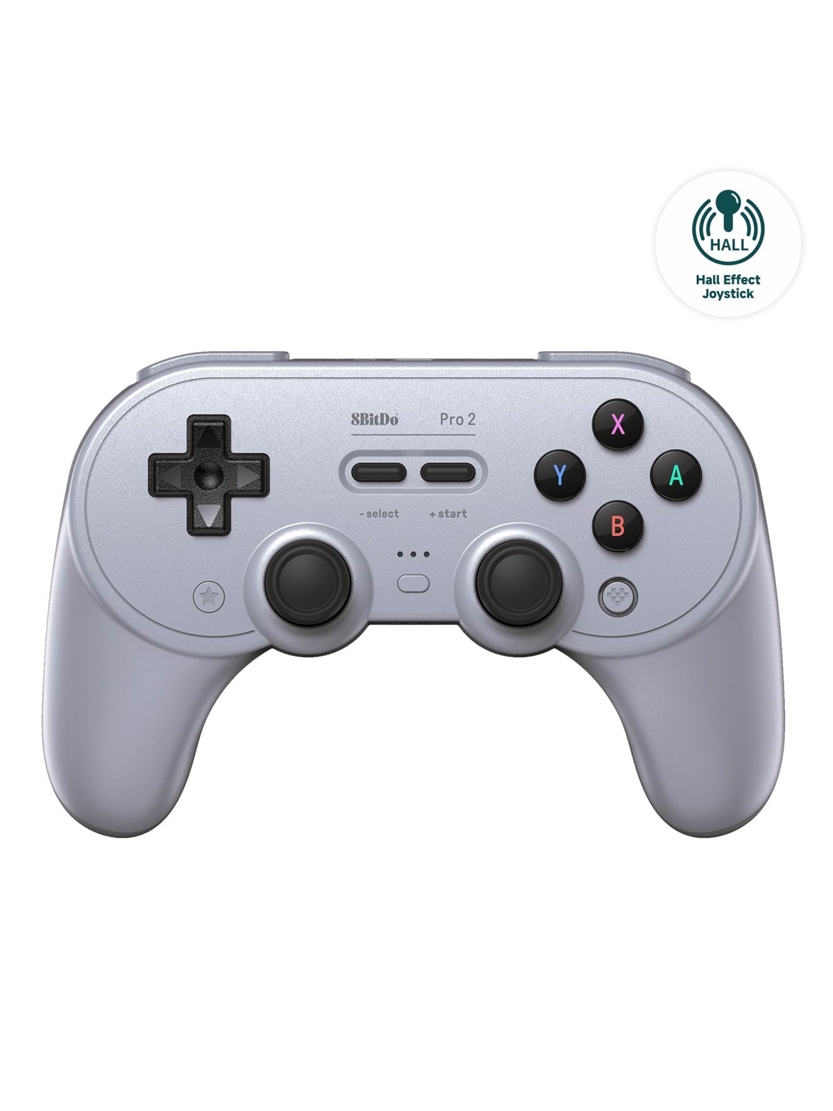8BitDo PRO 2 (Hall Effect) - Grau - Wireless Controller - Android