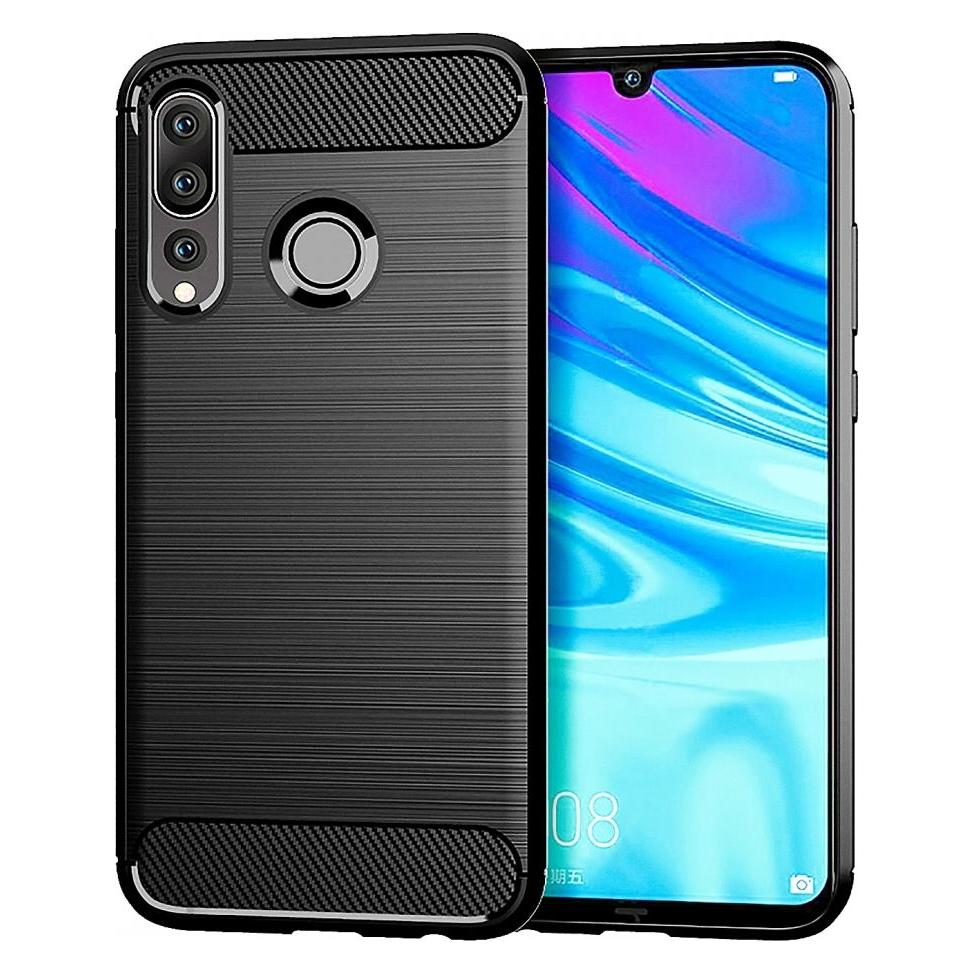 Screenguard Huawei P40 Lite E Hülle Carbon Brushed Soft TPU (Huawei P40 Lite E) (00026873)
