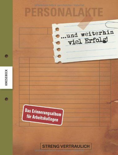 Isabel Große Holtforth - Personalakte: Ein Erinnerungsalbum für Arbeitskollegen - Preis vom 09.10.2026 07:28:09 h