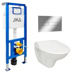 Jika Nila Wand-WC-Set für Trockenbau/Vorwandmontage KMPLJIKASCS