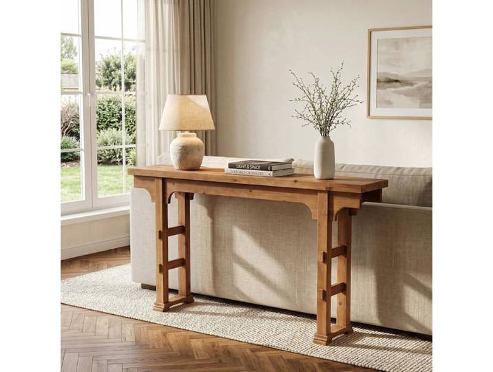 Table console - LITTLE TREE - Little Tree - 160×30×85 cm - Bois massif - Vintage