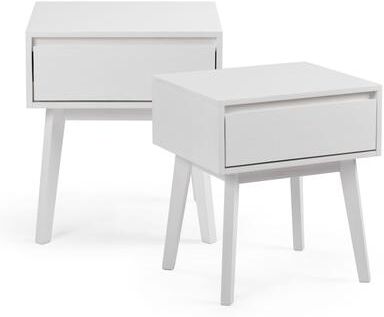 Beam Scandinavian 1-drawer Wood Nightstand