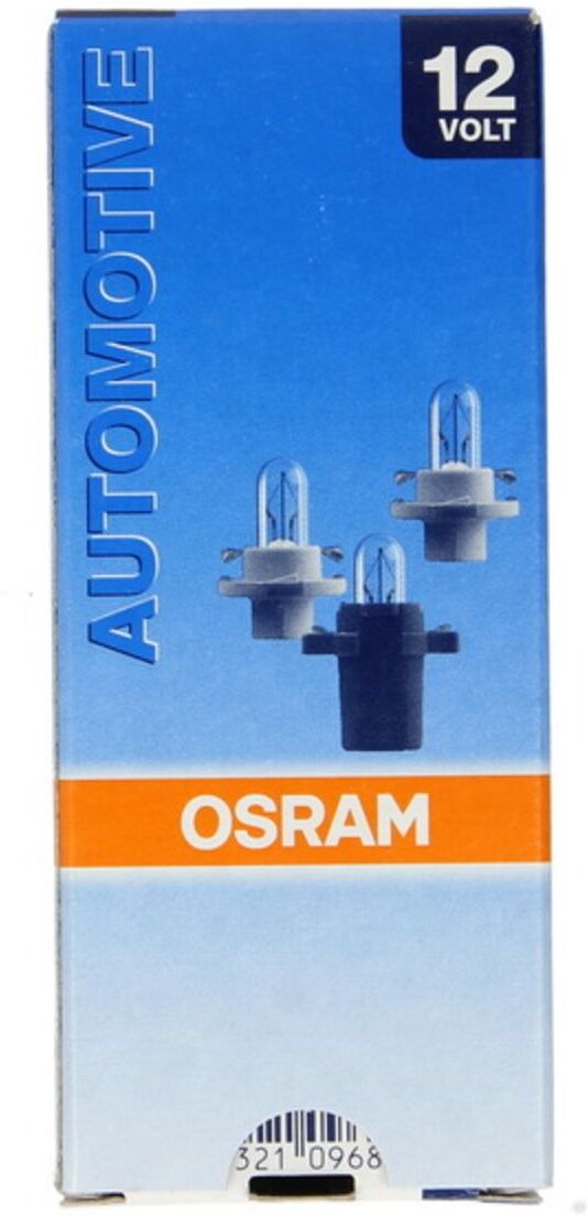 Ams-Osram Glühlampe Sekundär OSRAM PBX4 Black 12V, 1,2W, 10 Stück