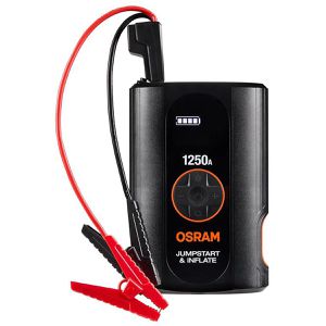 OSRAM Starthilfe-Powerbank BATTERYjumpstart 1250, 1250A Spitzenstrom, Kompressor, Kapazität 12000mAh