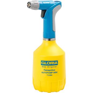 Gloria-Garten AutoPump Mini Sprühflasche, 1 Liter, Kunststoff, verstellbare Düse, LED-Licht