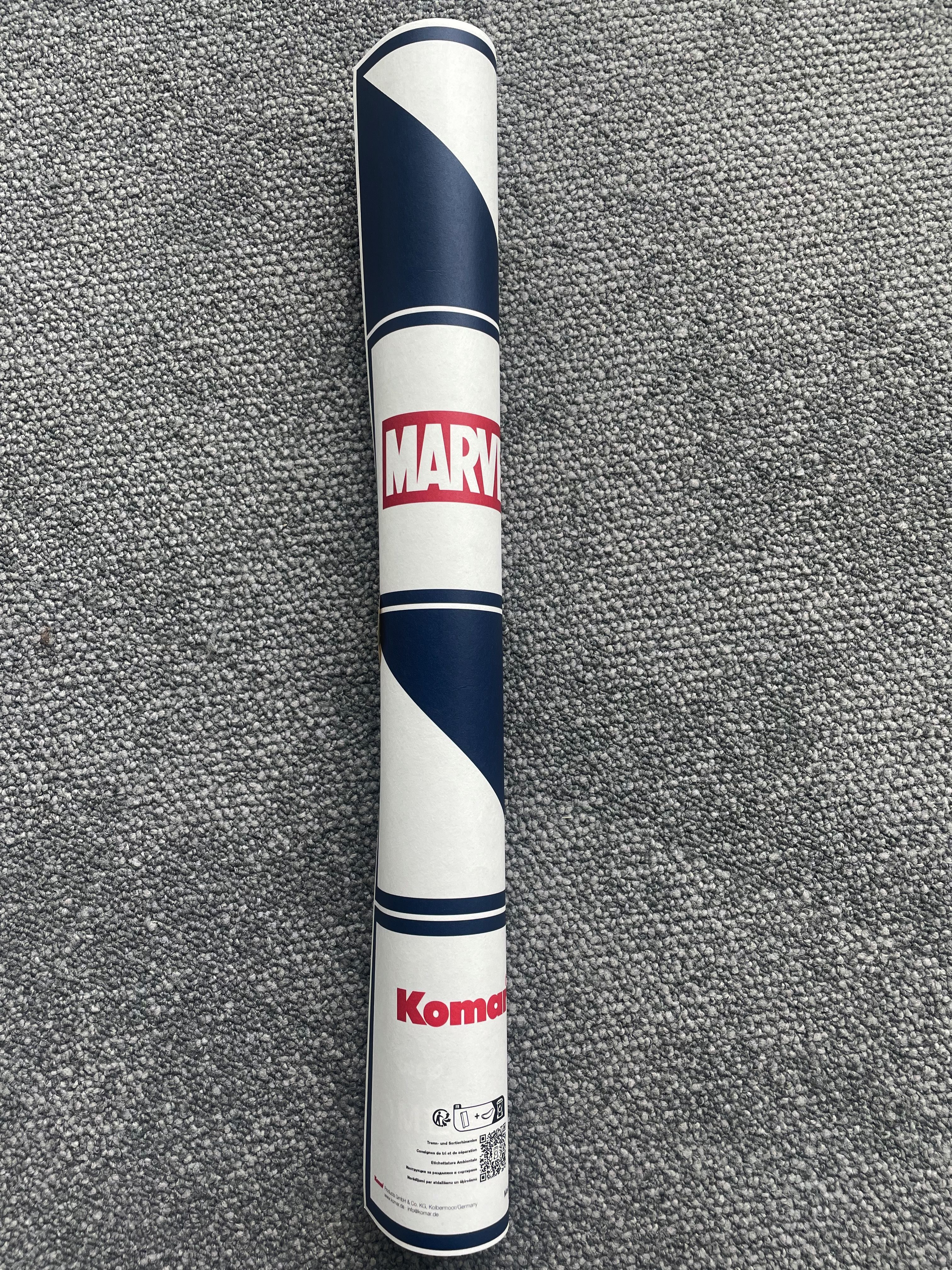Wandtattoo KOMAR "Marvel Spider-Man Epic Swinging", blau (blau,rot), Disney, Folie, Wandtattoos, Wandtattoo, 70 x 100 cm (Breite x Höhe) - Kinderzimmer, Wandsticker blau,rot Disney