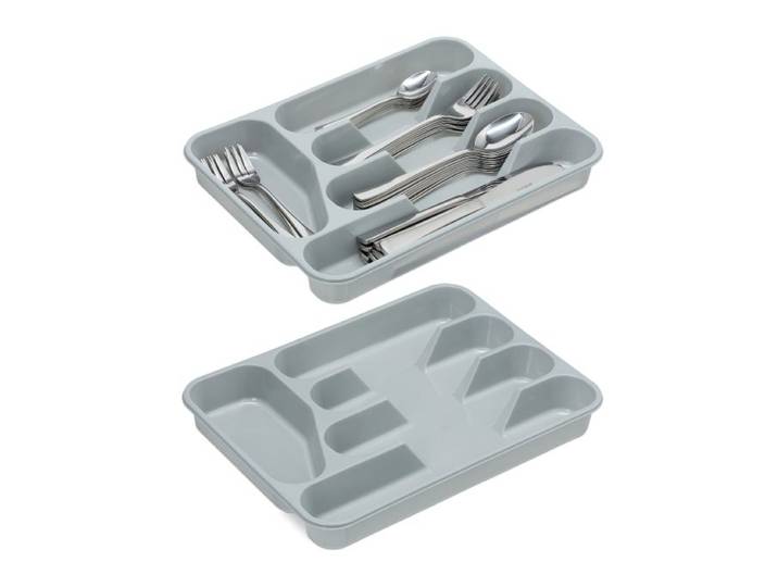Relaxdays Besteckkasten 2er Set