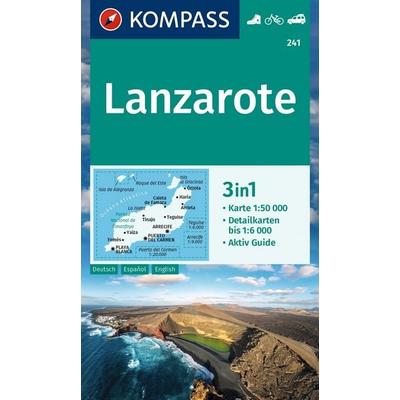 KOMPASS Wanderkarte 241 Lanzarote 1:50.000, Sonstige von , KOMPASS Freytag & Berndt, 978-3-99154-088-5