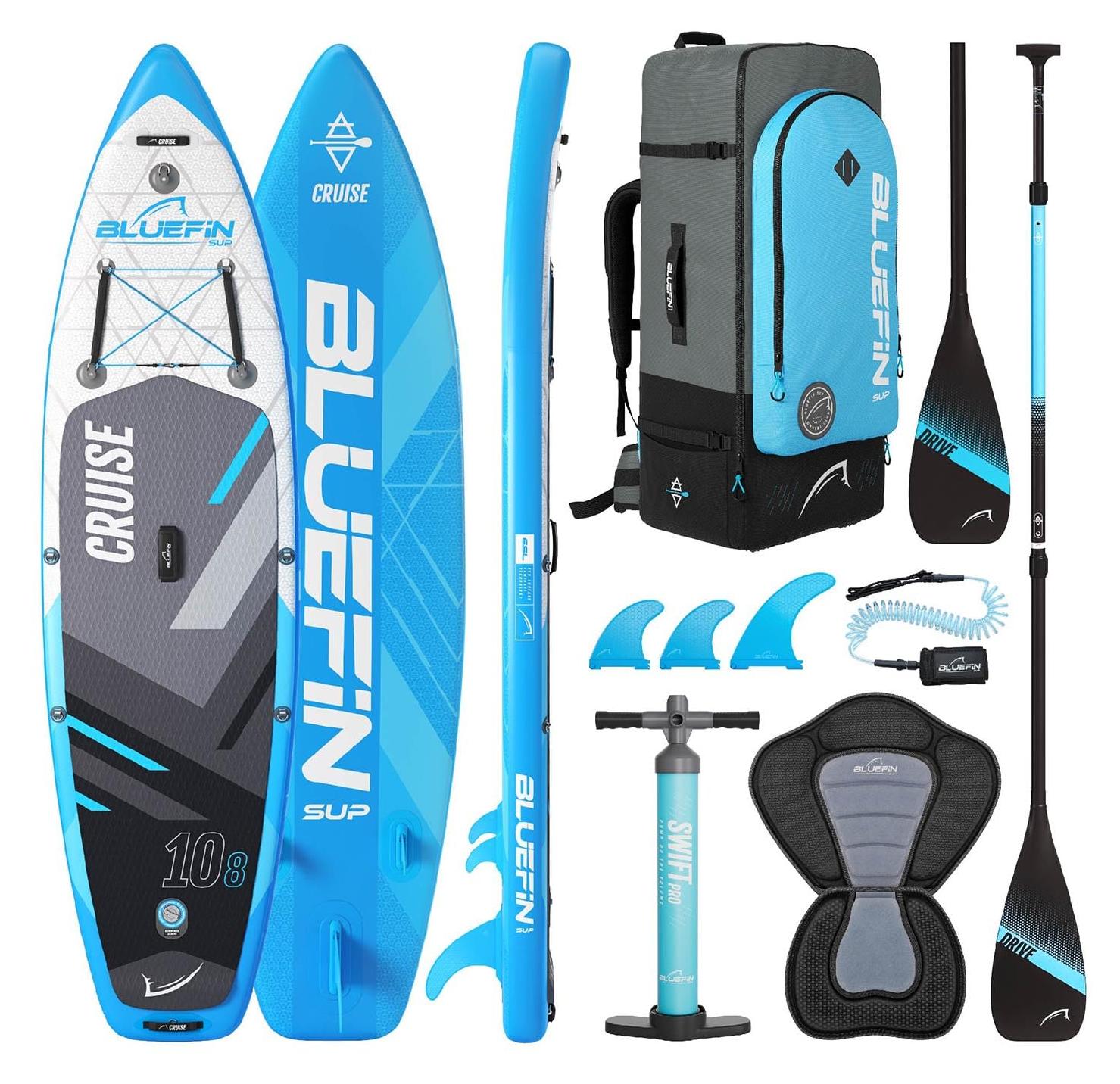Aufblasbares Stand-Up-Paddleboard - 325 cm (10'8) - Mit Kajaksitz