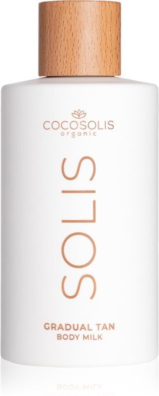 COCOSOLIS SOLIS Gradual Tan Body Milk lait auto-bronzant pour un bronzage progressif avec parfums Caramel Latte 200 ml