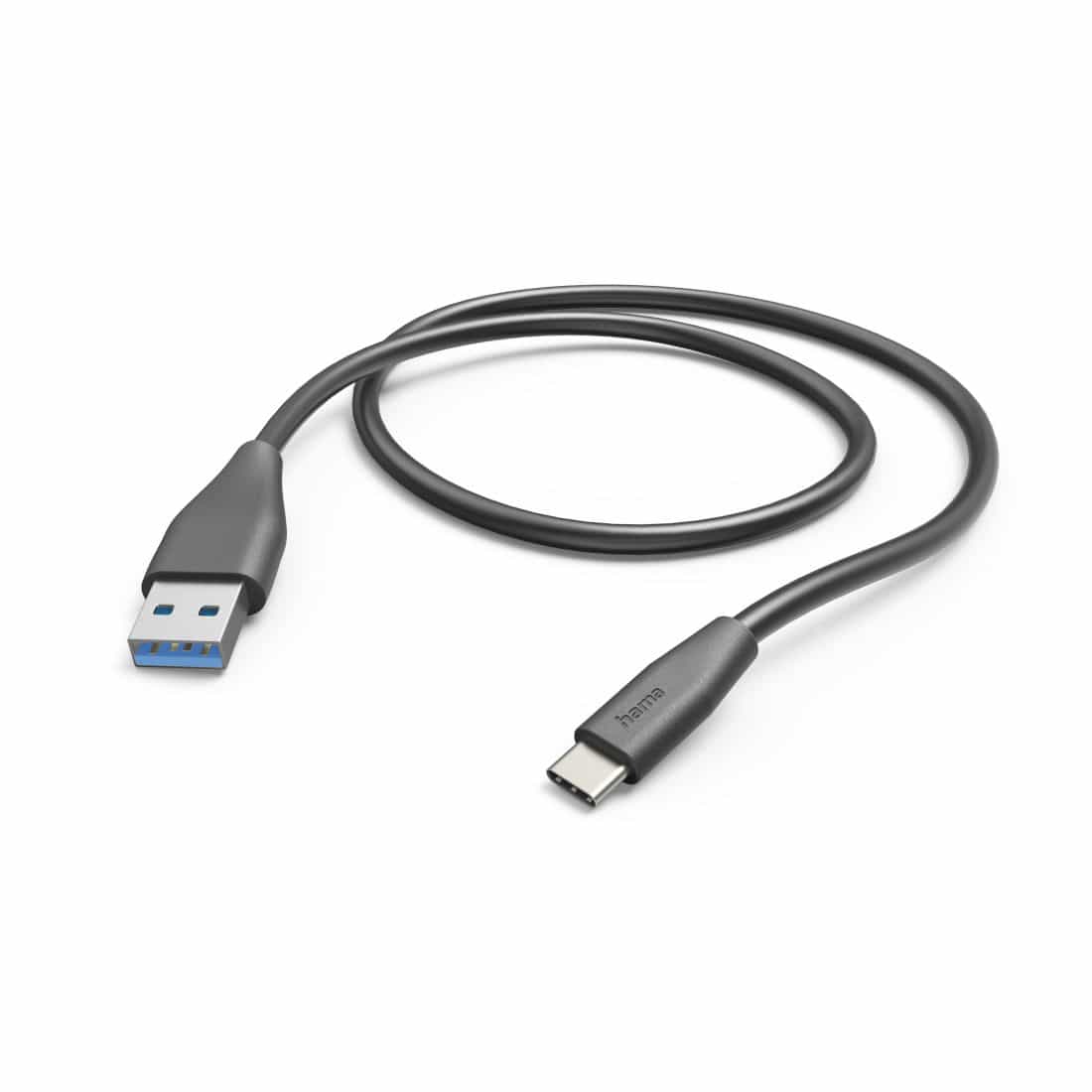 Hama 480 Mbit/s Stecker USB A auf USB C 1,5 m 201595 (Schwarz) 00201595