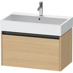 Duravit Waschtischunterschrank wandhängend „Ketho.2“ 78,4 × 44 × 46 cm Eiche Natur