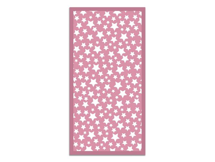 Tapis vinyle étoiles rose 120x160cm