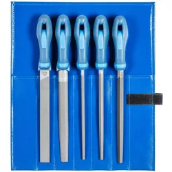 Pferd, Raspel + Feile, Werkstattfeilen in Rolltasche 531 WR 200 (200 mm)