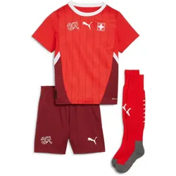 PUMA SFV Schweiz Heim MiniKit 2024 Kinder 01 - PUMA red/team regal red 104