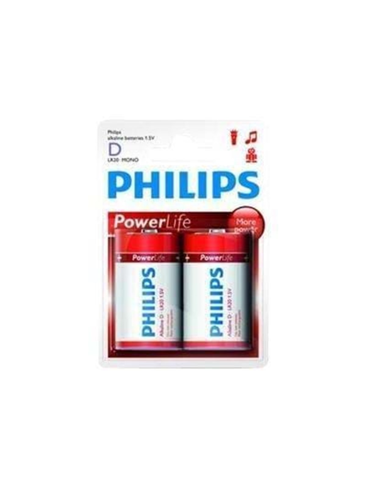 Philips Strom Life LR20P2B - Batterie - D
