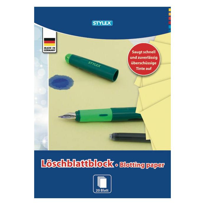 Stylex Löschblattblock Top A4 20 Blatt (A4, Blanko, Weicher Einband) (29269)