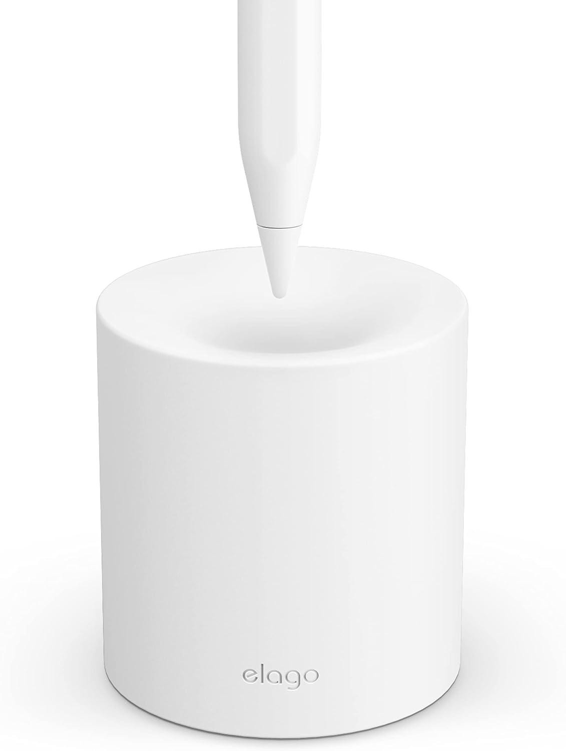 Elago Siliconen Houder voor Apple Pencil USB-C, Apple Pencil 2e en 1e generatie en Tablet-stylus, Wit
