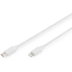 Digitus USB-C - Lightning Daten-/Ladekabel, MFI zertifiziert, 2m