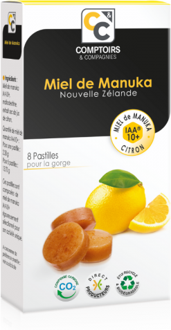 Comptoirs & Compagnies 100% Manuka Honey Pills Iaa10+ 8% Lemon Juice